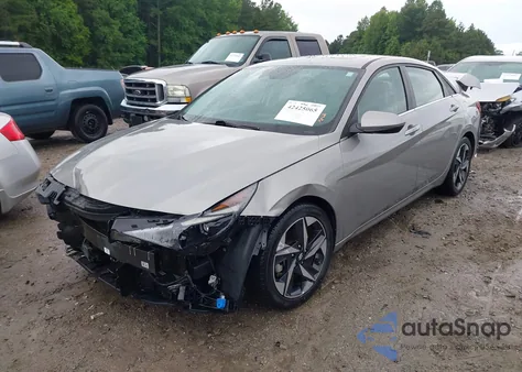 2021 Hyundai Elantra Limited z USA, uszkodzony, nr VIN KMHLP4AGXMU116988